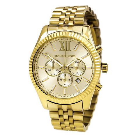 michael kors lexington mk8281 45mm|michael kors lexington gold tone.